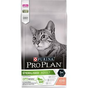 Purina Pro Plan Sterilised Salmon за кастрирани котки със сьомга /3 разфасовки