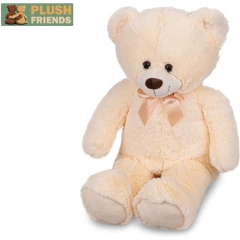 Mikro Plush Friends плюшено мече 80см бежово с панделка