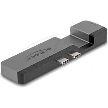 Delock Докинг станция Delock for MacBook Pro / MacBook Air Thunderbolt 4, 5K Резолюция / 100 W PD / 10 Gbps Hub / LAN / Audio (DELOCK-87757)