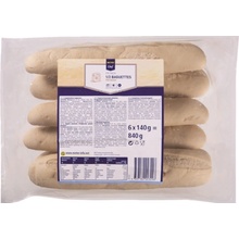 Metro Chef Bagety svetlé na dopečenie 6 x 140 g