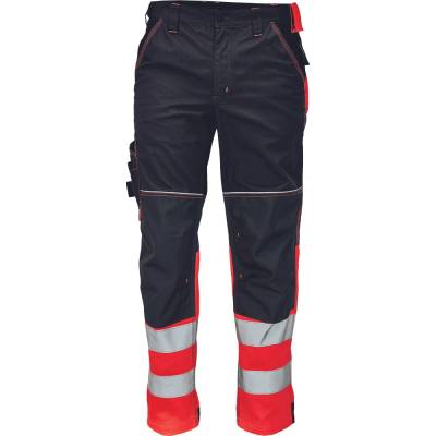 Cerva Knoxfield HV DW275 kalhoty antracit/červená