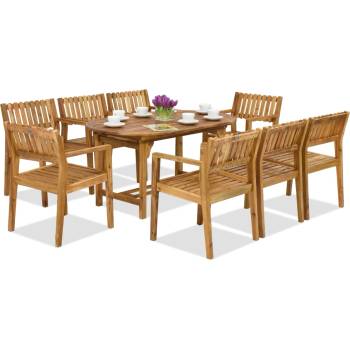 Image 1 of Garden Point Дървени градински мебели Hanoi/Timor 8 Garden Point (GAP149_8xGAP353)