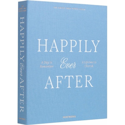 Fotoalbum HAPPILY EVER AFTER, modrá, Printworks