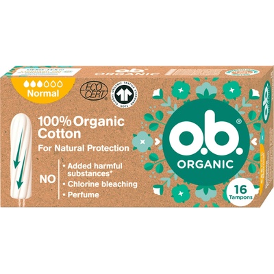 O.B. Tampóny Organic Normal 16 ks