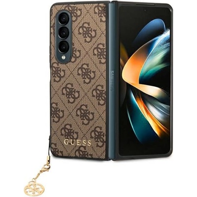 GUESS Гръб Guess 4G Charms Case за Samsung Galaxy Z Fold 4 - Кафяв