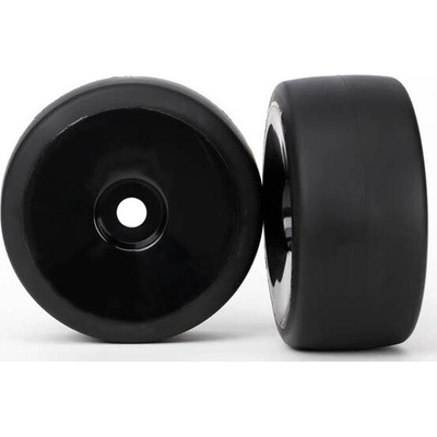 Traxxas koleso disk čierny pneu slick 2 zadné