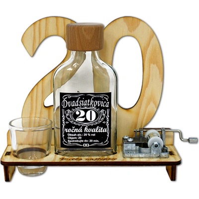 KupMa Značka na výročie 20 rokov s verklíkom