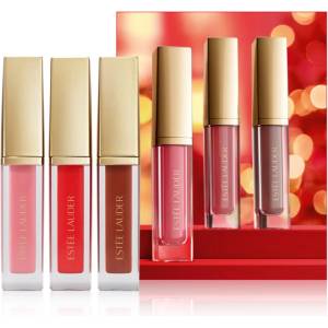 Estée Lauder Holiday Suite Kisses Glossy Pout Mini Lip Oil Trio подаръчен комплект