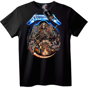 NOONEBRAND Тениска Metallica Скелет - XL, White
