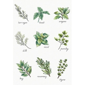 Luca-S Подправки и билки - гоблен със схема b2345