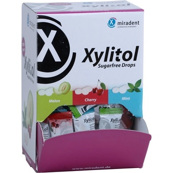 Miradent Xylitol Drops box 100 ks