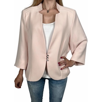 MKM dámské světle růžové sako SABINA Růžová