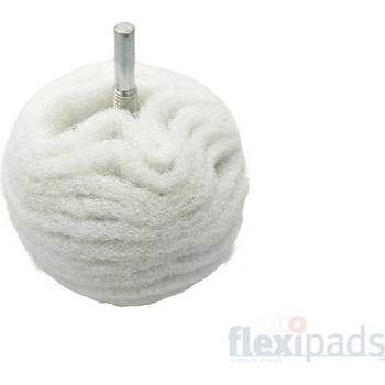 Flexipads White Microfine Scruff Ball 75 mm