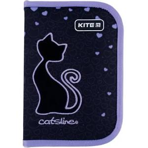Kite Ученически несесер правоъгълен Kite 621 Catsline