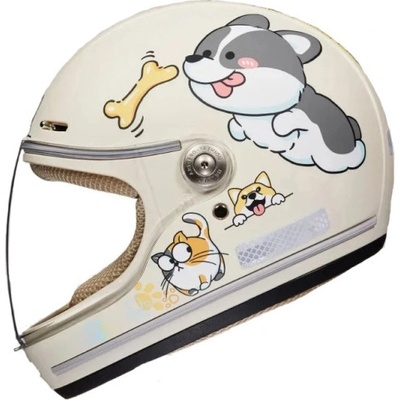 Dětská helma na elektrokoloběžku a kolo (46–52 cm) (Dog)