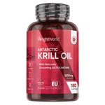 WeightWorld Грижа за сърцето, мозъка и зрението Масло от Антарктически крил (Krill oil) 600 mg х 180 софтгел капсули (111222 WW)