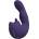 VIVE Yumi Rechargeable Triple Motor G-Spot Finger Motion Vibrator & Flickering Tongue Stimulator Purple
