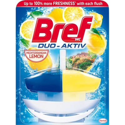Bref Duo Aktiv Lemon tekutý WC blok Citrón 50 ml