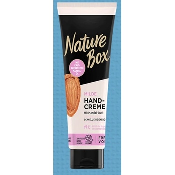 Nature Box крем за ръце студено пресовано бадемово масло 75 мл (3734)