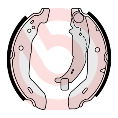 BREMBO Sada brzdových čelistí S 50 503