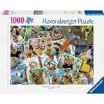 Ravensburger Пъзел Ravensburger от 1000 части - Пътепис за животинския свят (12000607)