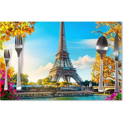 Sablio Prestieranie Paríž Eiffelova veža Flowers 40x30cm