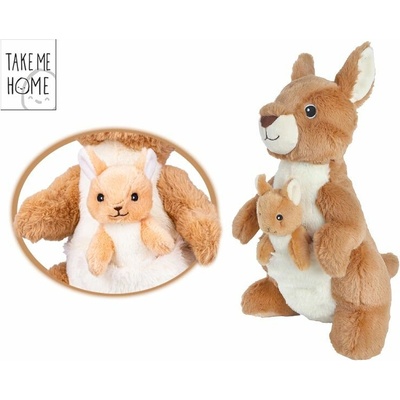 Take Me Home klokan s mláďaťom 32 cm
