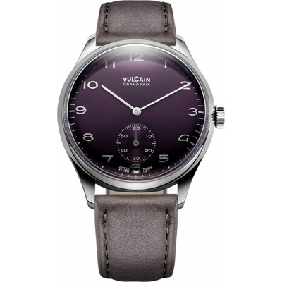 Vulcain Grand Prix - Small Seconds Purple - Grey Leather