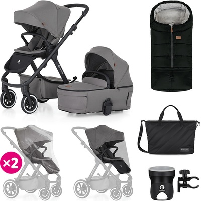 PETITE&MARS kombinovaný ICON 2v1 Dove Grey XXL AIR 2024