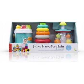 Infantino Sada 3v1 Stack Sort & Spin