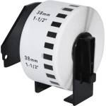 Compatible Makki съвместими етикети Brother DK-22225, 38мм x 30.48м, Black on White | MK-DK-22225 (MK-DK-22225)