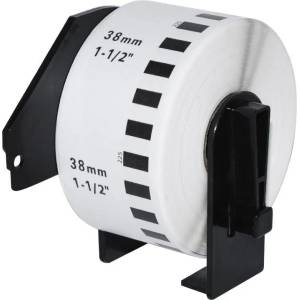 Compatible Makki съвместими етикети Brother DK-22225, 38мм x 30.48м, Black on White | MK-DK-22225 (MK-DK-22225)