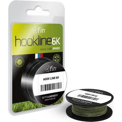 FIN šňůra Hook Line 6K Grass 20m 35lb