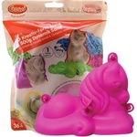 Bigjigs Toys Творчески комплект Bigjigs - Пясък за игра и формичка пони (GW55579P)