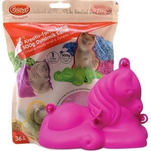 Bigjigs Toys Творчески комплект Bigjigs - Пясък за игра и формичка пони (GW55579P)