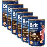 Brit Консерва Brit premium by Nature Lamb with Buckwheat 6 x 400 г