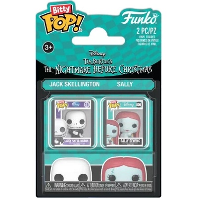 Funko Bitty Pop! Nightmare Before Xmas Jack and Sally