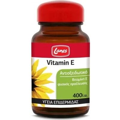 LANES Хранителна добавка витамин E, Lanes Vitamin E 400iu 30caps