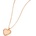 HARAHU Колие KI-34239 Heart - Златен / Розов KP34239