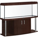 Diversa Comfort LED akvarijní set vypouklý hliník wenge 375 l