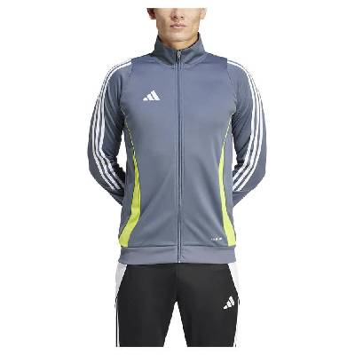 Яке Adidas Tiro24 training tracksuit jacket - Grey (Team Onix / Team Semi Sol Yellow)