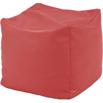 Image 1 of Pufrelax Пуф 130л. , Табуретка Куб XL - Rosu, Еко кожа, Пълнеж от Полистиролни перли
