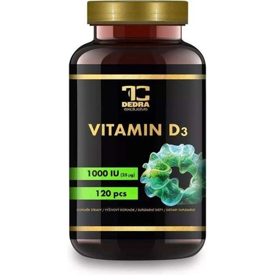 VEYRA Vitamín D3 1000 IU 120 kapsúl