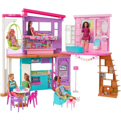 Barbie párty dům v Malibu HCD50 – Zboží Mobilmania