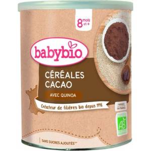 Babybio Био инстантна каша Babybio - Киноа и какао, 6 м+, 220 g (3288131500119) - baby