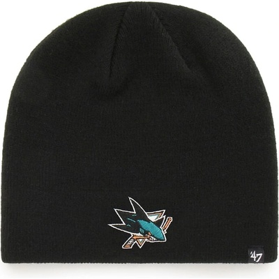'47 Brand NHL San Jose Sharks Cuff Knit Beanie black černá