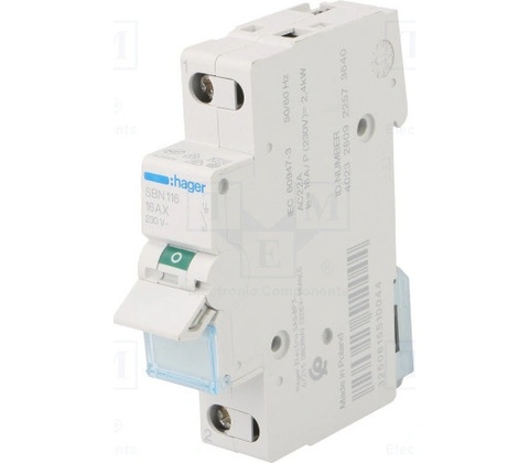 Hager SBN116