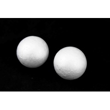 Pro Háčkování Polystyrenová koule průměr 6,5 cm
