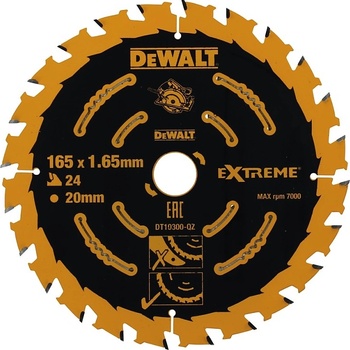 DeWALT DT10300 Pilový kotouč 165x20mm 24 zubů