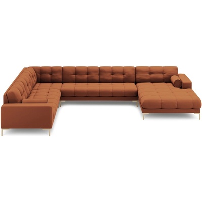 Cosmopolitan Design Ъглов диван в тухлен цвят (ляв ъгъл) Bali - Cosmopolitan Design (COS_UL_170_E1_BALI8)